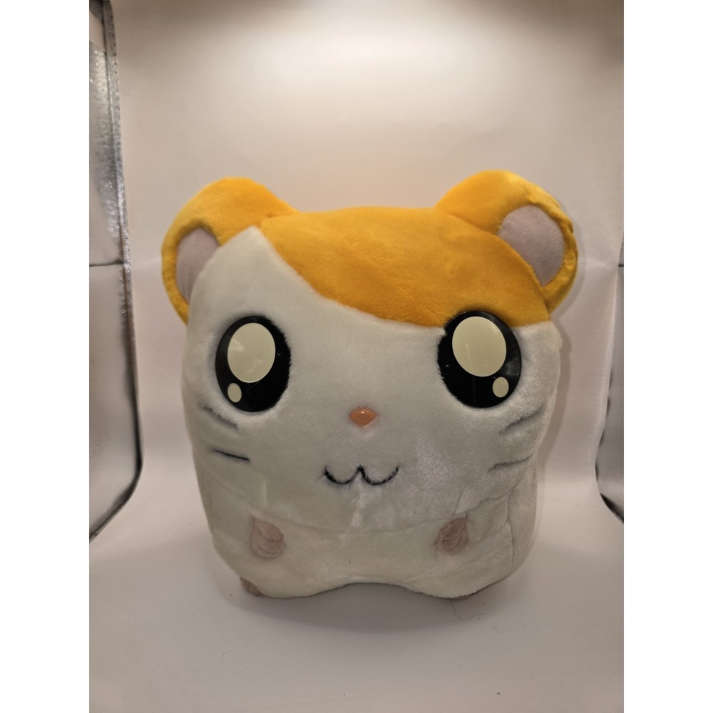 Vintage Hamtaro Hasbro Epoch 2002  Ham-Ham Stuffed Animal Plush Orange